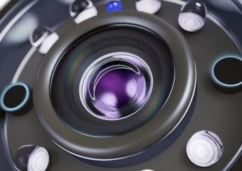 Smart home hub with ambient light, temperature, and motion sensors for intelligent automation and real-time monitoring across the smart home ecosystem