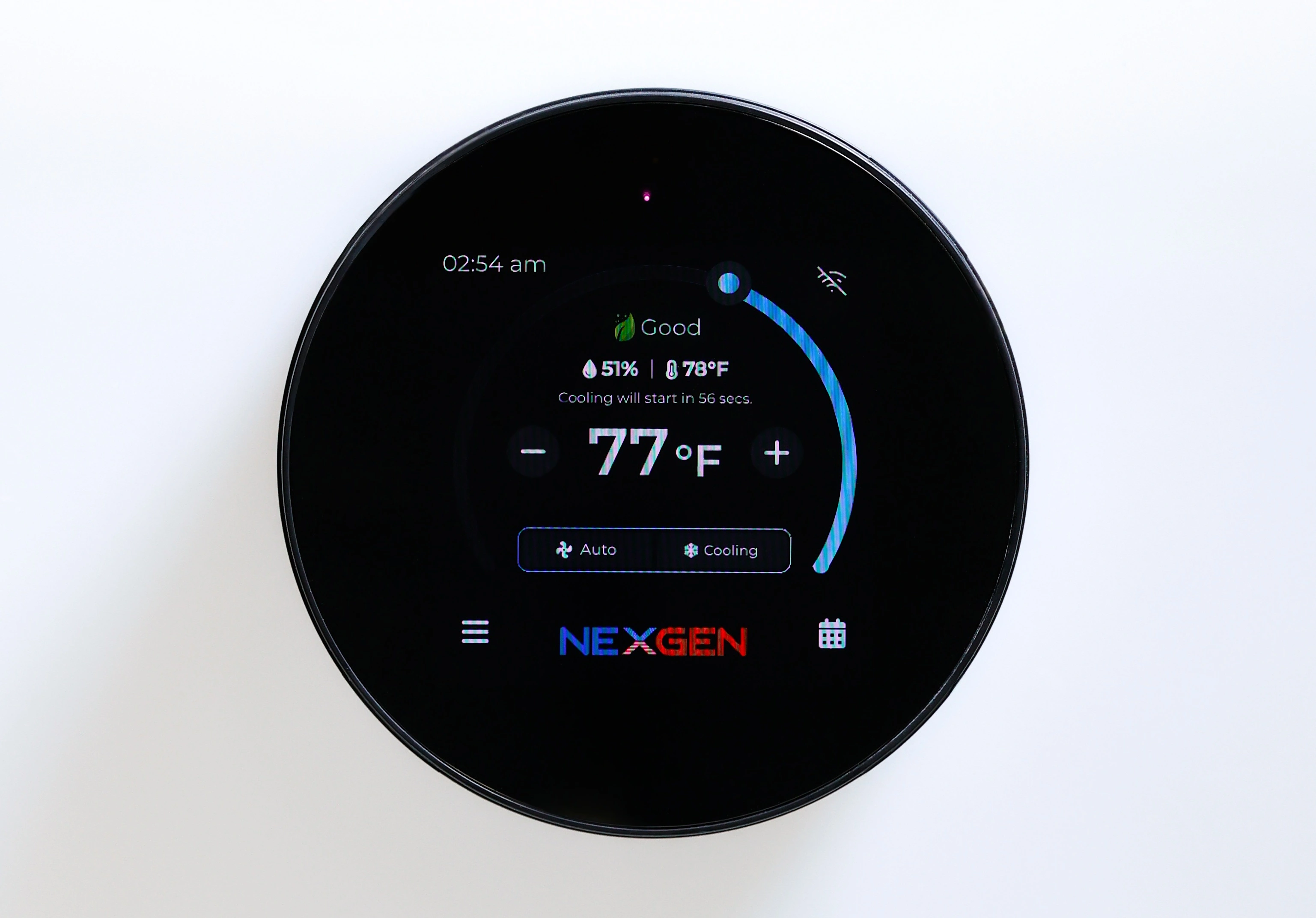 Smart thermostat hardware design project for climate control with scheduling and air quality monitoring