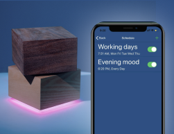 Smart wake up lighting with gentle gradual brightness